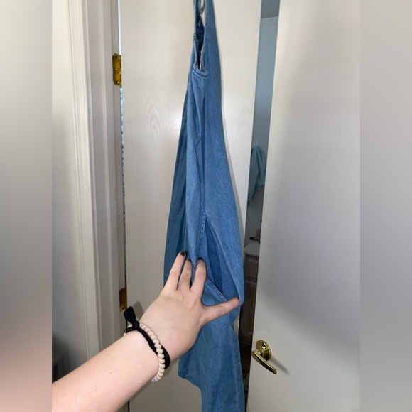 Volcom faux denim dress WITH POCKETS - Picture 3 of 4